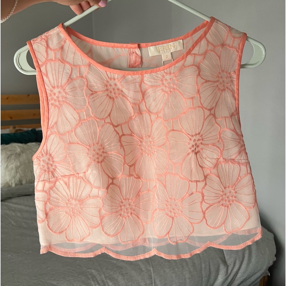 Pink Lace Top